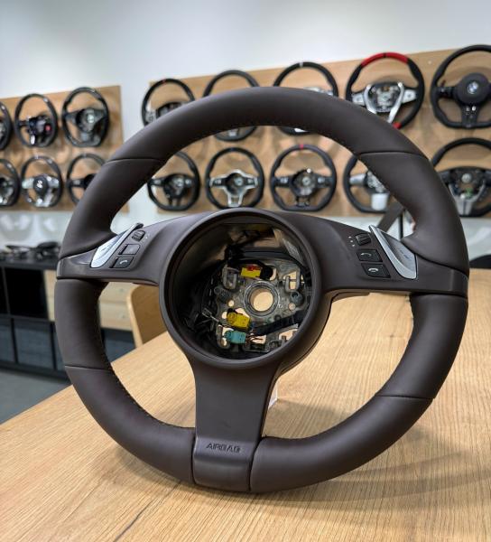 Porsche 997 Lenkrad neu beziehen